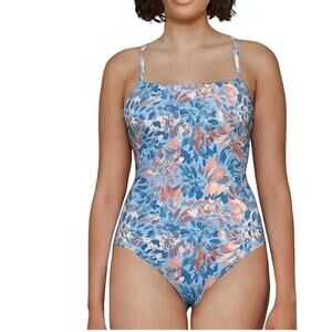 Freely Women’s Missy M Ring Back One Piece Floral Print Swimsuit Medium 8-10